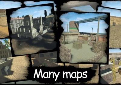 操控射击CS下载手机版-操控射击CS(内置辅助菜单)1.4 无限金币版