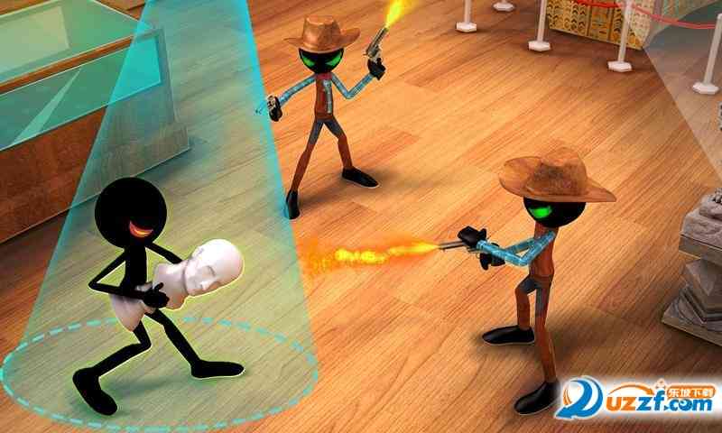 火柴人抢劫博物馆手游下载-Stickman Museum Robbery Escape(火柴人抢劫博物馆)1.0 安卓版截图
