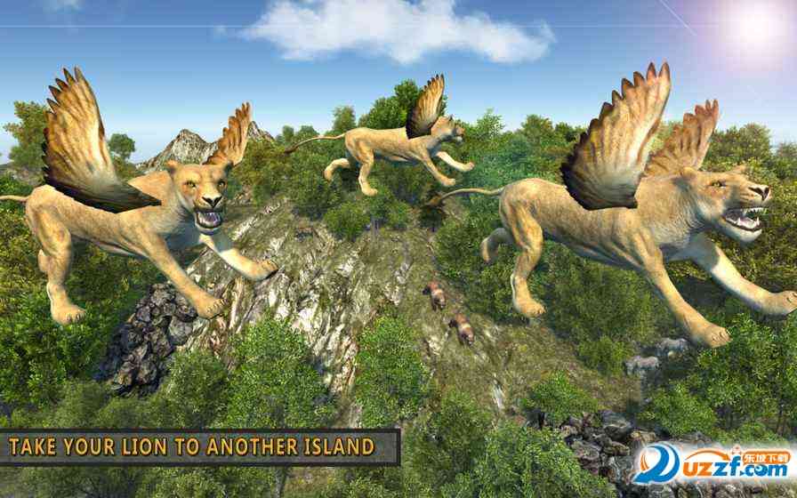 Flying Lion - Wild Simulator(飞狮野生模拟器游戏)1.7 安卓版截图