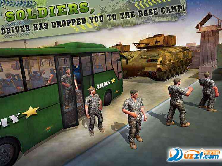 OffRoad US Army Coach Bus Driving Simulator(美国越野陆军大客车模拟器)1.0 正式版截图