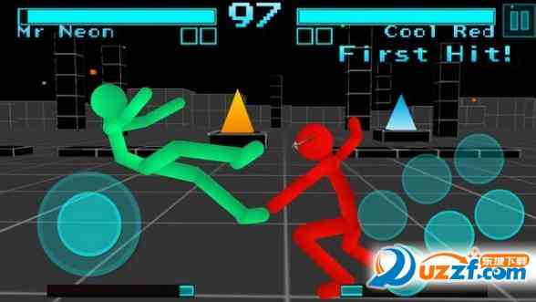 Stickman Fighting: Neon Warriors(火柴人战斗霓虹战士手游)1.01 正式版截图
