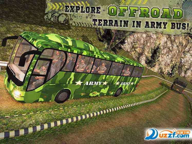 OffRoad US Army Coach Bus Driving Simulator(美国越野陆军大客车模拟器)1.0 正式版截图
