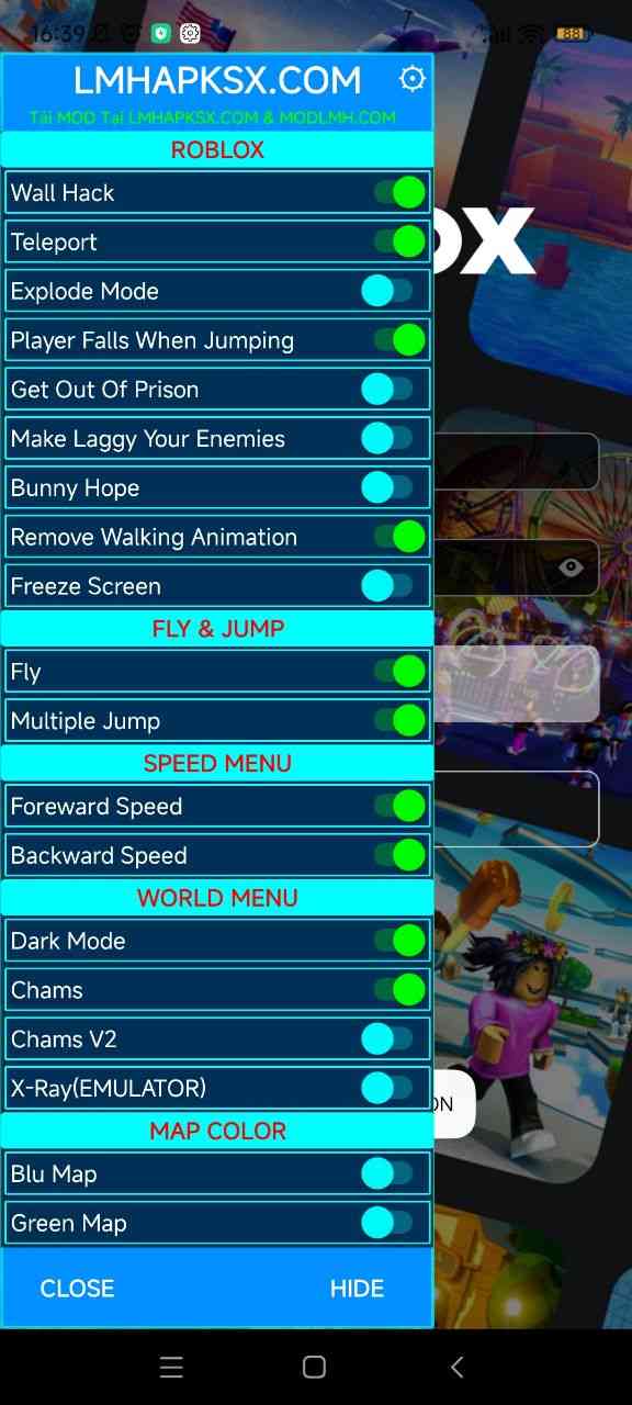 罗布乐思Roblox破解版游戏(内置菜单)