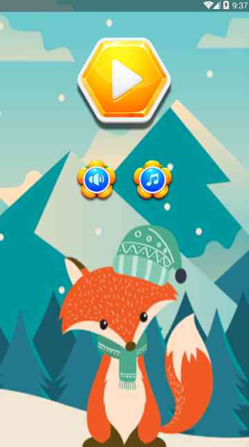 狐狸冬季拼图游戏(Hexa Fox Winter Game)1.0 免费版截图