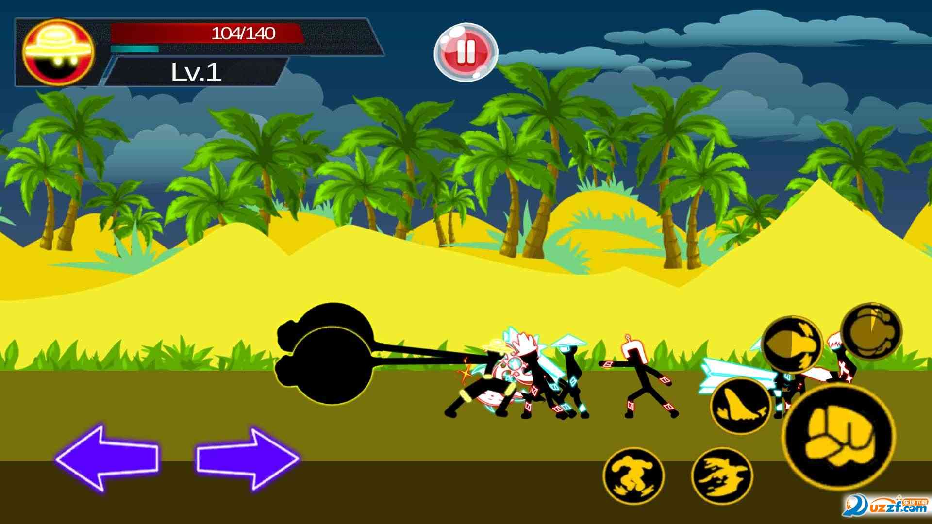火柴人英雄草帽路飞游戏下载-Stickman Hero - Pirate Fight火柴人英雄草帽路飞安卓版1.2.0 最新版截图