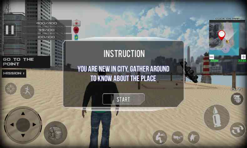 Gangster Battle Royale City Survival Land歹徒战斗皇家城市幸存者游戏1.1 最新安卓版截图