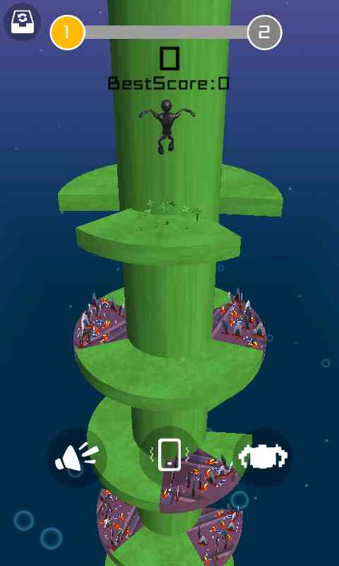 Helix Buddy Jump 2(螺旋巴迪跳2)1.0 安卓版截图