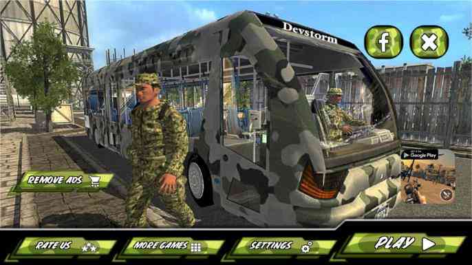 US Army Soldiers Transport- Military Bus Transport(美军公共汽车驾驶模拟游戏)1.1 安卓版截图