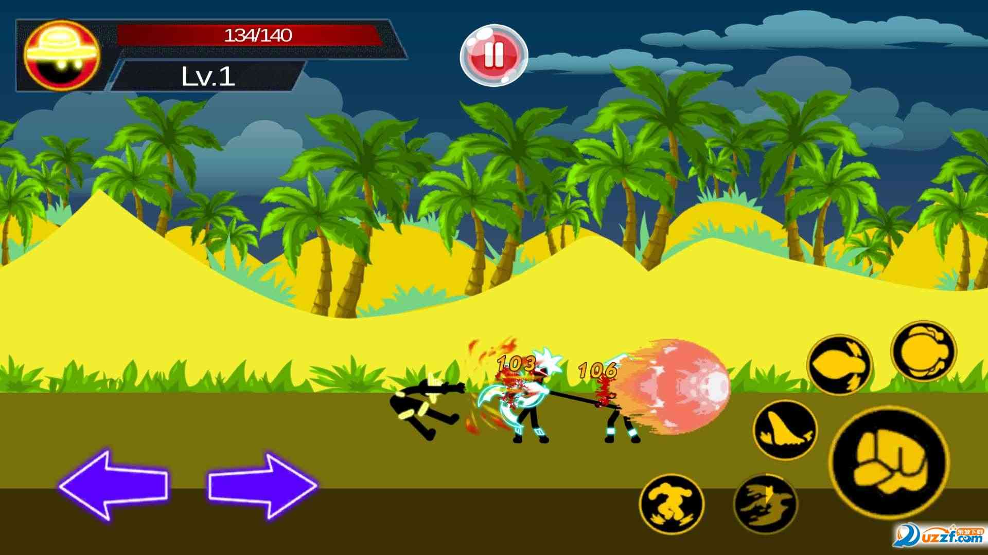 火柴人英雄草帽路飞游戏下载-Stickman Hero - Pirate Fight火柴人英雄草帽路飞安卓版1.2.0 最新版截图