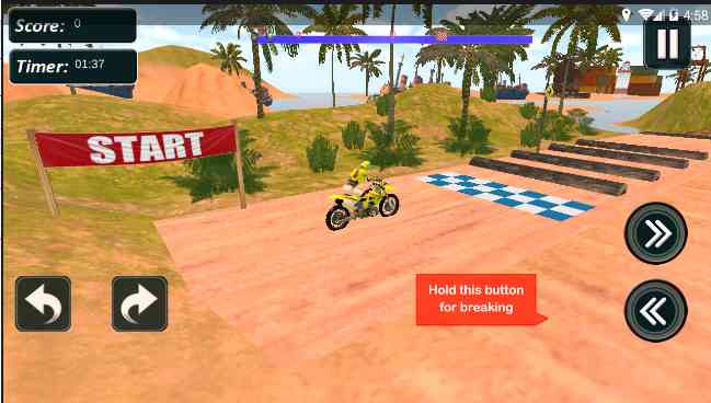 摩托车特技车手3D(Tricky Bike Stunt Rider 3D)1.0 安卓版截图