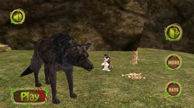 愤怒的狼家族模拟器(Furious Wolf Family Simulator)1.0安卓版截图