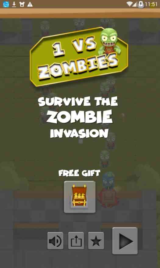 僵尸对战手游(1 vs Zombies)1.0.1 手机版截图