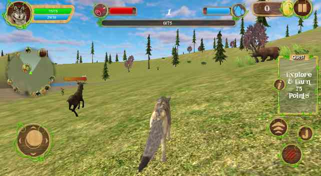 愤怒的狼家族模拟器(Furious Wolf Family Simulator)1.0安卓版截图