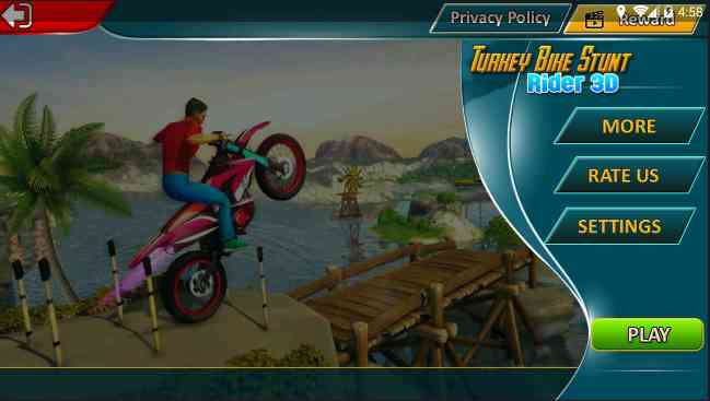 摩托车特技车手3D(Tricky Bike Stunt Rider 3D)1.0 安卓版截图