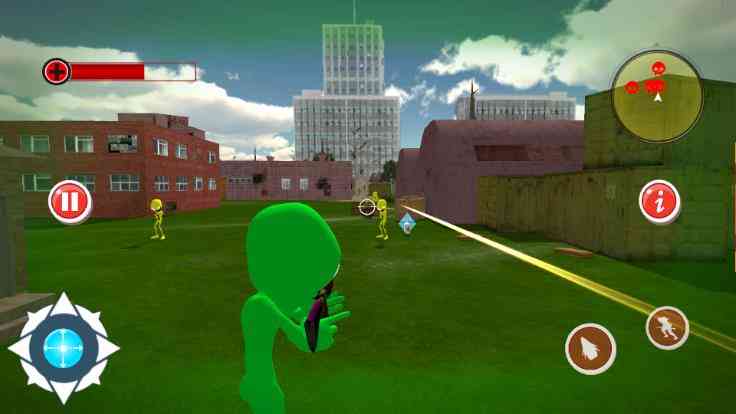外星人彩弹射击竞技场((Alien Paintball Shooting Arena Battle))1.0 安卓版截图